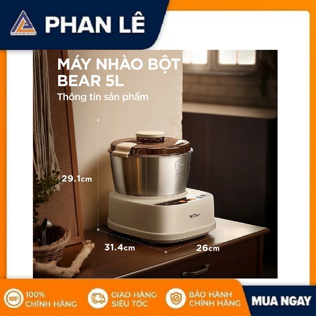Máy trộn bột Bear SM-5H50Z68