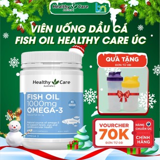  Viên uống dầu cá Omega 3 Healthy Care Fish Oil Hộp 400 viên 
