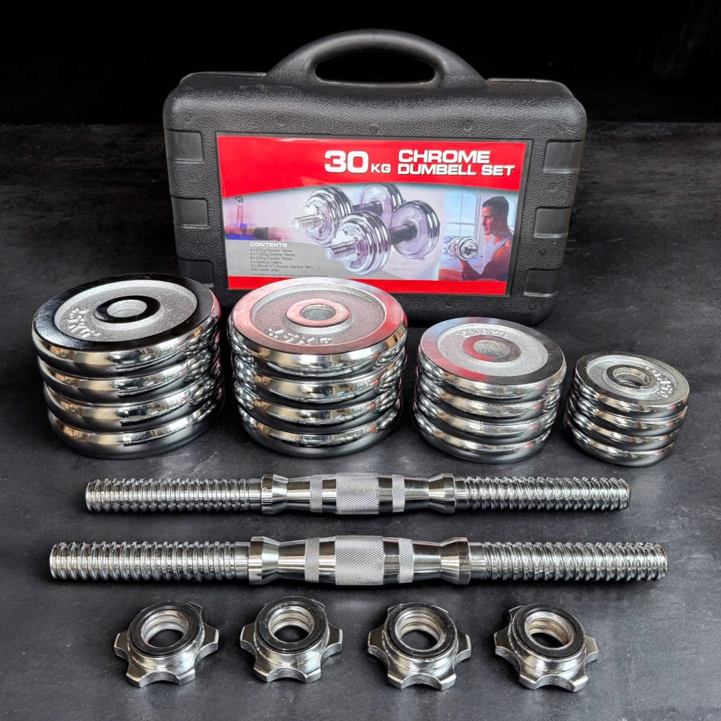 Bộ Tạ Tay FED 20-30-40kg gang Mạ Niken Điều Chỉnh Đa Năng