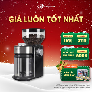  Máy Xay Cà Phê CASO Barista Crema Nội Địa Đức Đĩa Xay Cao Cấp Nhiều cấp độ xay hạt GermanySnT 400006 