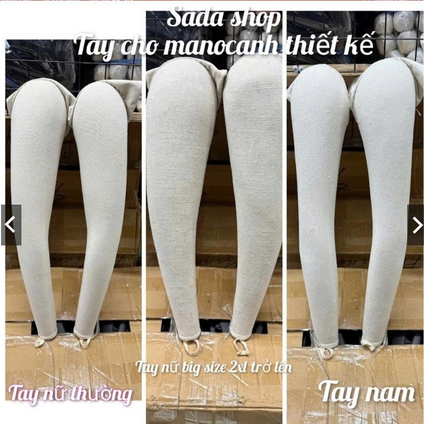 HỎA TỐC tay rời cho Manocanh thiết kế các loại BEIFU - DAIMING - SỌC ĐỎ - nào cũng có - sada shop 01