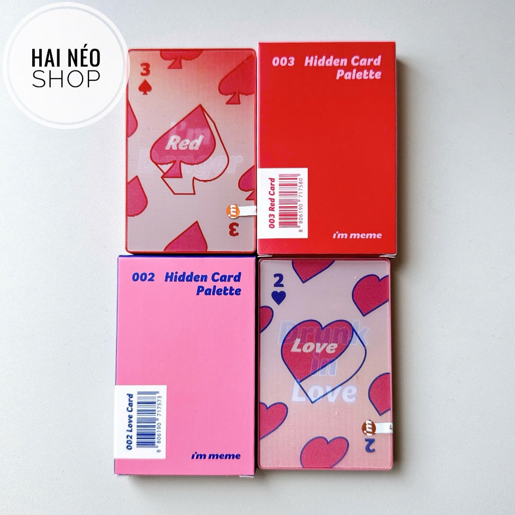 [DATE 19/12/2027] Bảng phấn 10 màu măt & má hồng I’M MEME Hidden Card Palette 8g (Hàn)