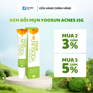  Kem mụn Yoosun Acnes hỗ trợ ngừa mụn mới hình thành - Tuýp 15g 