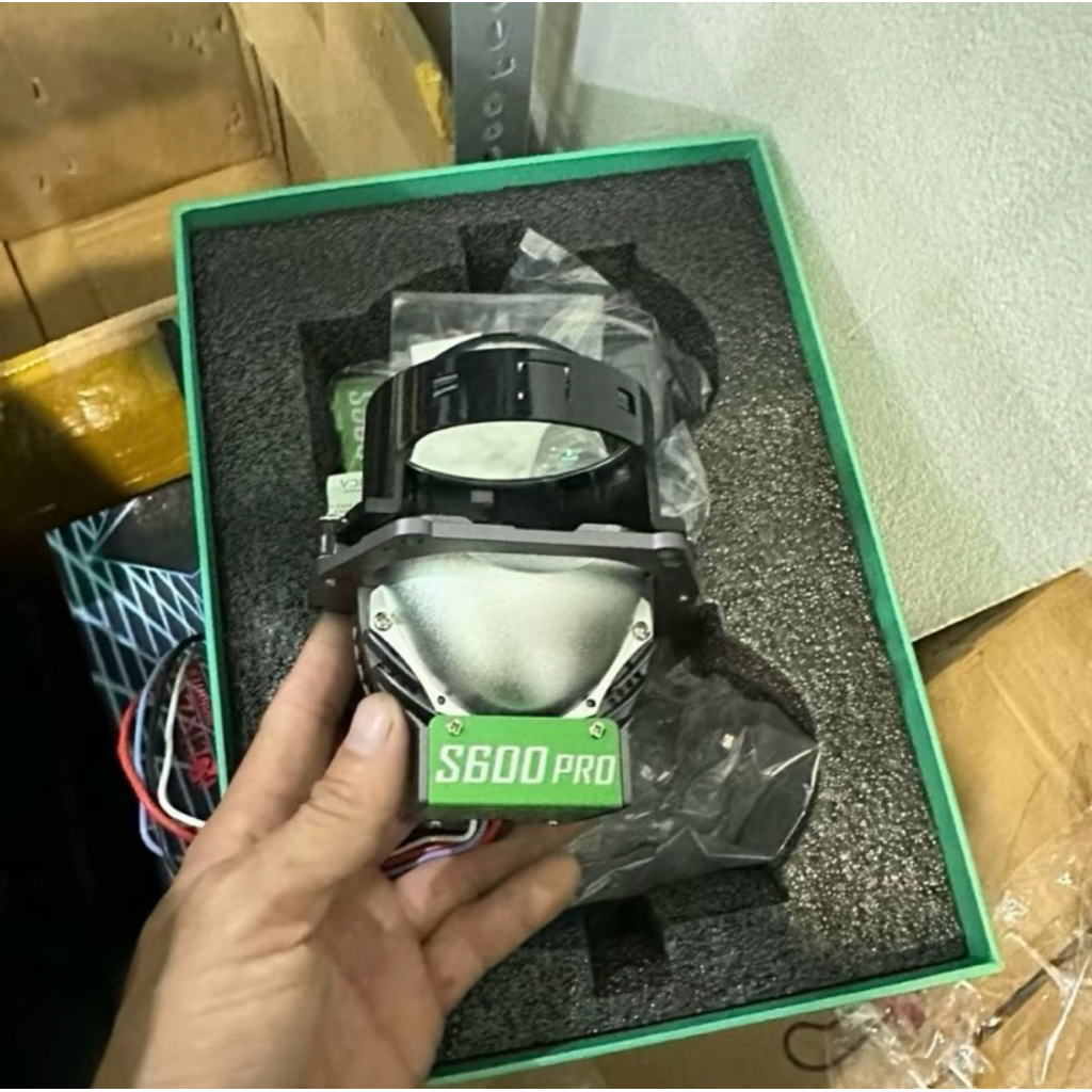 Bi cầu 3.0 inch S600 pro v2 Công xuất 75w có trợ pha Lắp đặt cho oto và xe máy ( Bảo hành 12 tháng )