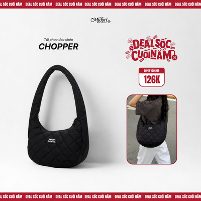 [DEAL SỐC] Túi Tote Phao CHOPPER Mang Vai Thời Trang Nam Nữ Đeo Chéo Đi Học Du Lịch Làm | M STUDIO