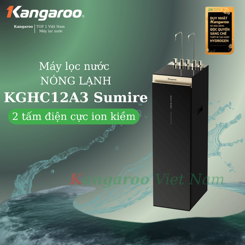 Máy lọc nước Kangaroo ION KIỀM KGHC12A3 12 lõi - HÀNG TRƯNG BÀY - Free lắp đặt HCM