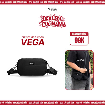 [DEAL SỐC] Túi Đeo Chéo VEGA Thời Trang Nam Nữ Unisex Polyester Trượt Nước | Local Brand M STUDIO