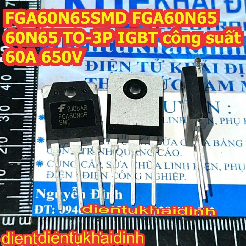 FGA60N65SMD FGA60N65 60N65 TO-3P IGBT công suất 60A 650V kde0915