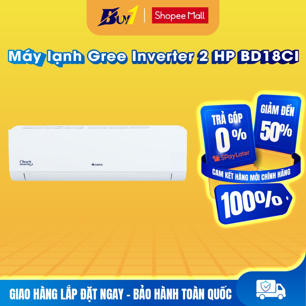 BD18CI - Máy lạnh Gree Inverter 2 HP BD18CI  - Hàng chính hãng
