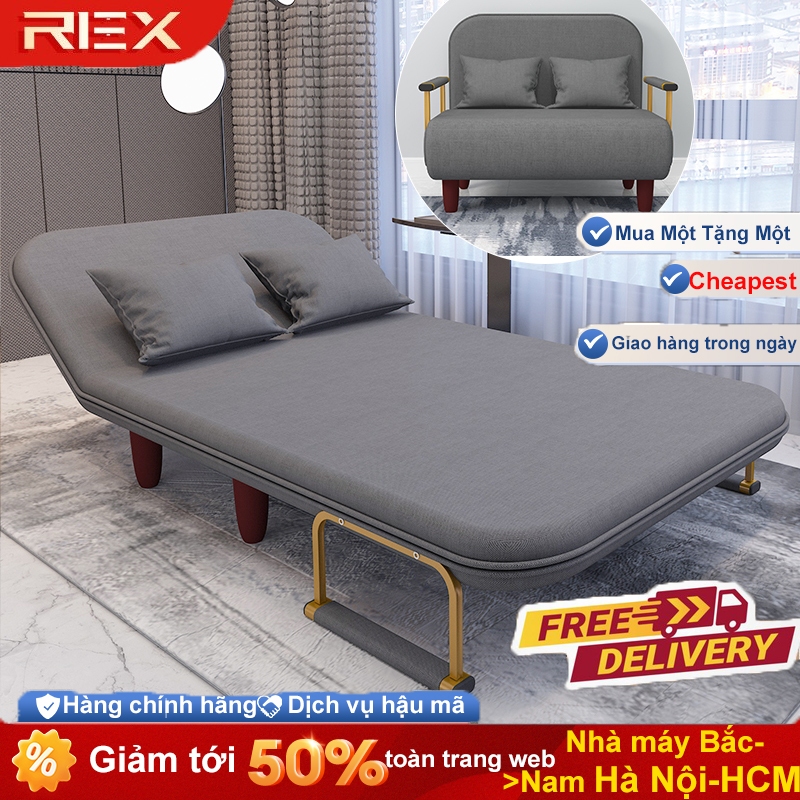 REX Giường sofa gấp gọn thành ghế bọc vải nano cao cấp sofa giường thông minh gấp gọn  kèm gố