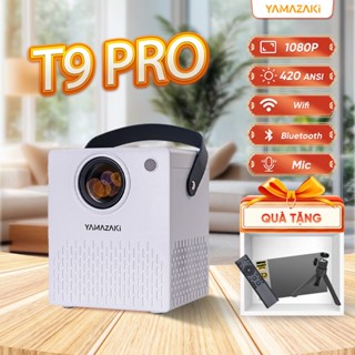 Máy chiếu mini YAMAZAKi T9, T9 PRO, T9 Ultra đa chức năng kết nối wifi xem phim, hát karaoke