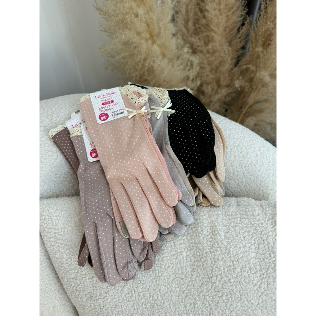 Găng tay chống nắng chống tia UV Nhật, chống trơn trượt, dùng được điện thoại cảm ứng