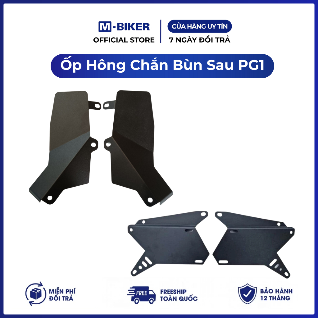 Ốp Hông PG1 Chắn Bùn PG1 abs M-Biker. Ốp hông sau chắn bùn pg1 ads gọn nhẹ tiện lợi