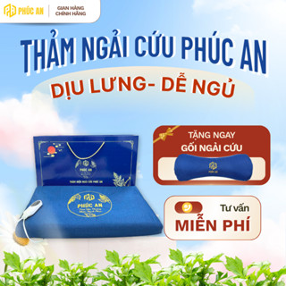  THẢM XANH  Thảm điện ngải cứu sưởi ấm PHÚC AN - Giảm đau lưng lạnh bụng cải thiện giấc ngủ 