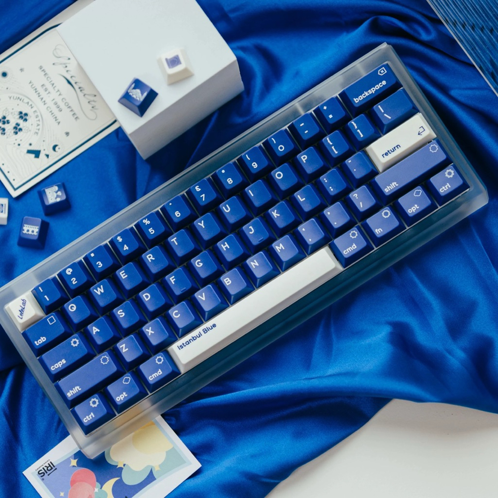 LeleLab Istanbul Blue Keycap set ABS Cherry profile