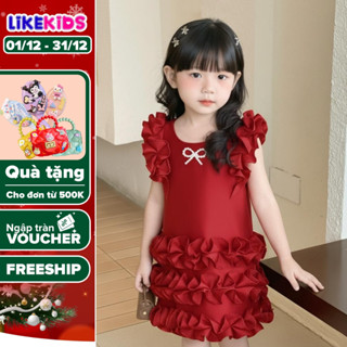  Đầm váy xinh xắn cho bé gái kiểu dáng TÙNG XÙ TAY T66 - LikeKids 