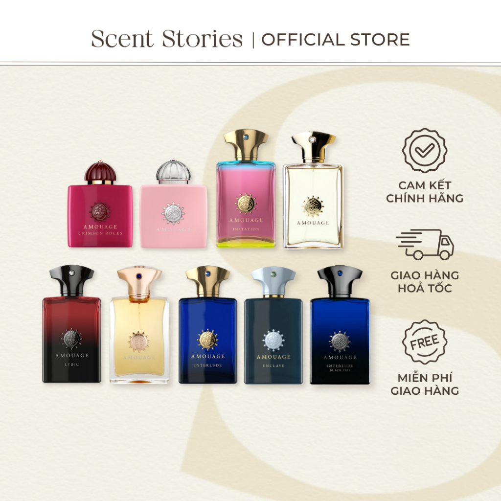 Amouage Các Bản - Nước Hoa Nam Nữ Tuỳ Bản Chi Tiết Trên Ảnh - Scent Stories