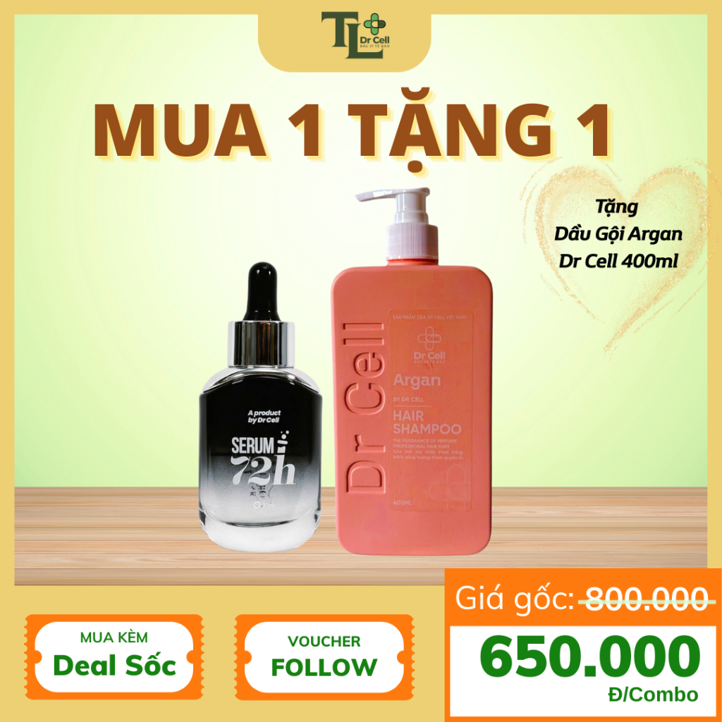 Serum 72h Dr Cell 30ml cấp  ẩm căng bóng da