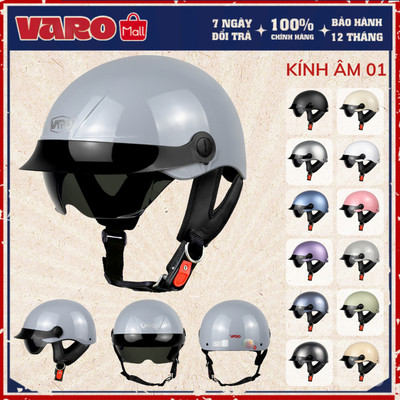 Mũ Bảo Hiểm VARO 01 Kính Âm Chính Hãng Kết Hợp Lưỡi Trai Tiện Lợi Che Nắng Che Mưa Tốt - Nhà Sản Xuất