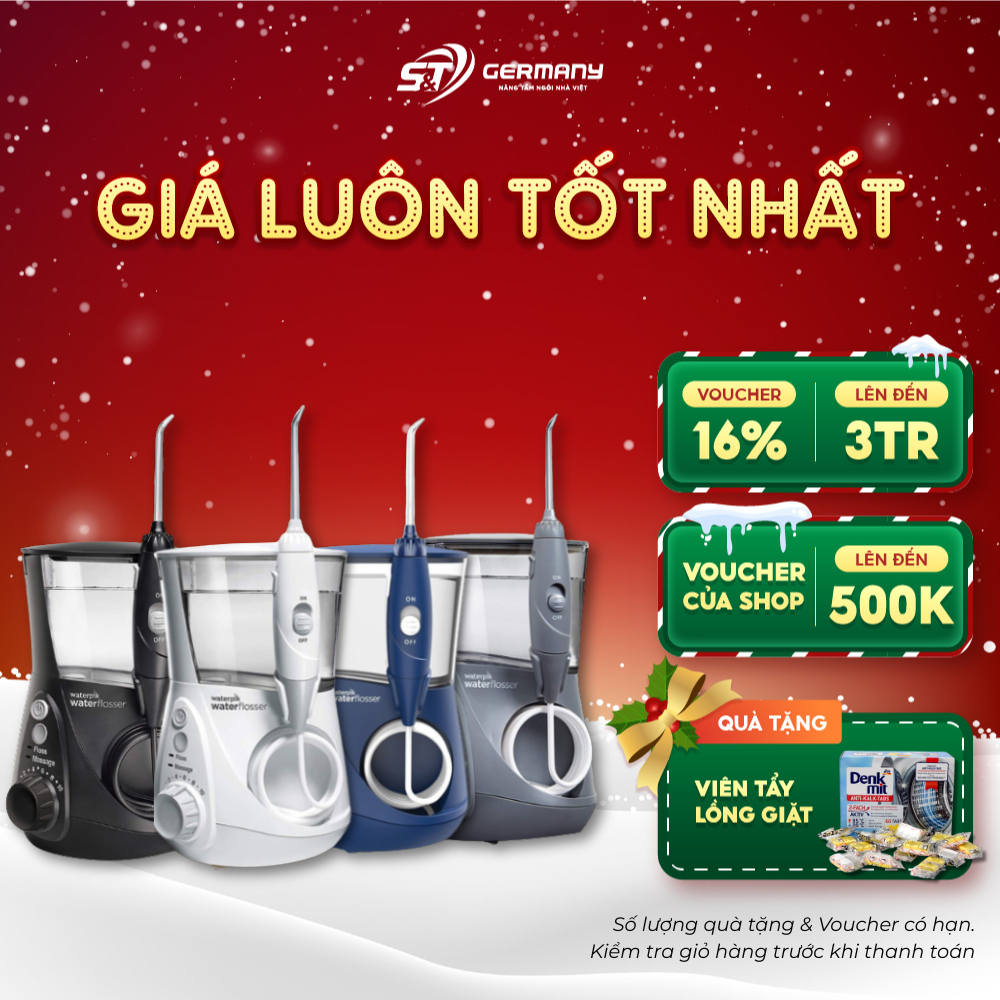  Tăm nước Waterpik Ultra Professional WP Nội Địa Đức Máy tăm nước thiết kế thông minh tiện lợi GermanySnT 