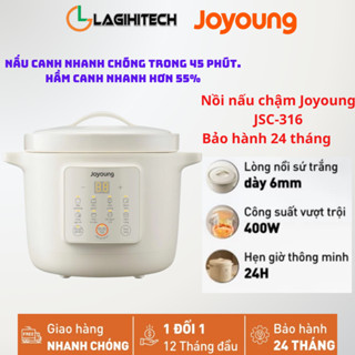[LIVE] Nồi nấu chậm 3L Joyoung JSC-316, Công suất 400W, 8 chế độ nấu - Hàng Chính Hãng - Bảo hành 2 năm