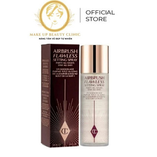 Xịt Khóa Nền CHARLOTTE TILBURY AirBrush Flawless Setting Spray Kiềm Dầu Chống Lão Hóa Lâu Trôi 15ml 34ml và 100ml