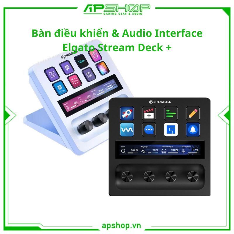 Thiết bị điều khiển & Audio Interface Elgato Stream Deck + | Chính hãng.