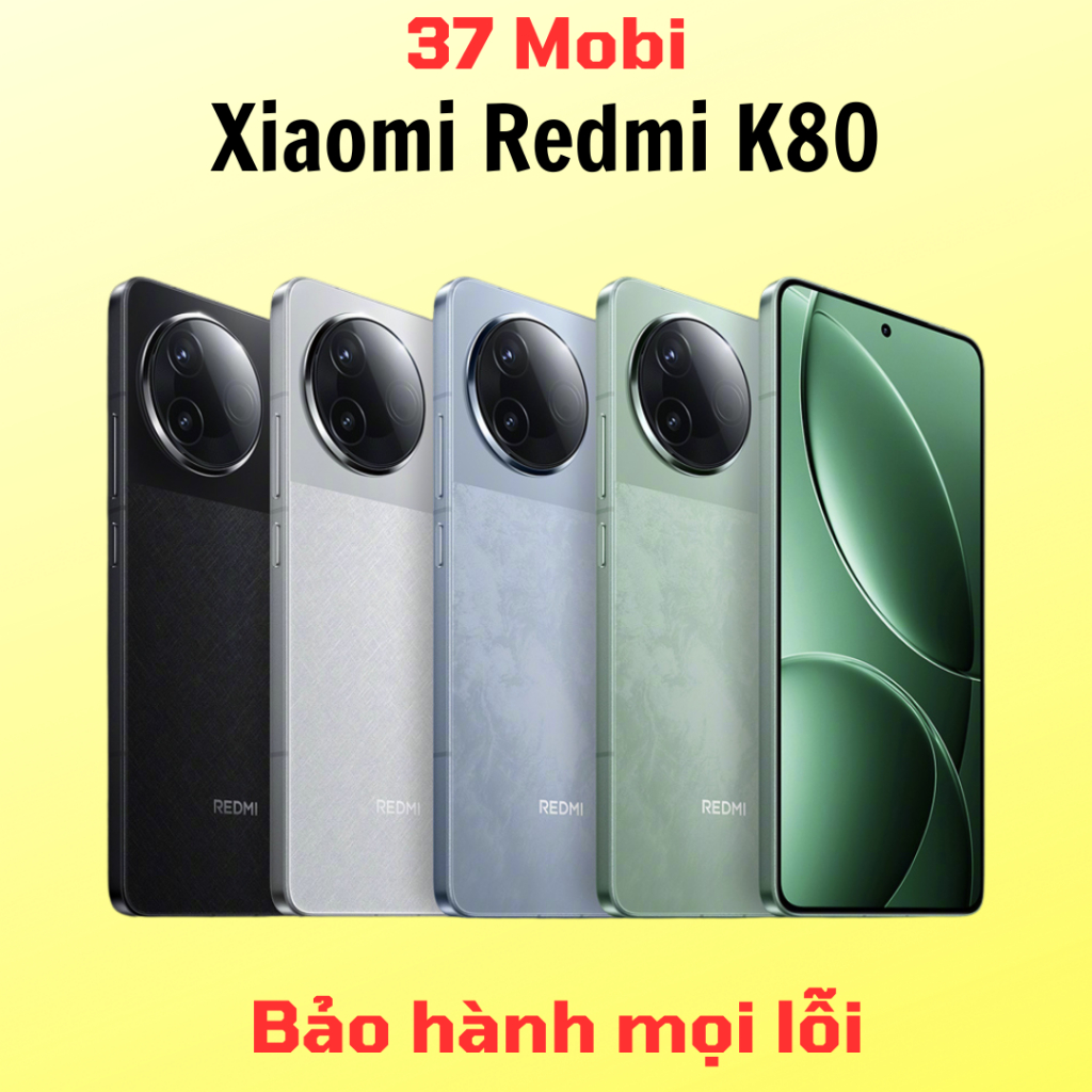 [Máy Cũ] Điện thoại Xiaomi Redmi K80 - Snapdragon 8 Gen 3 pin Si/c 6550mAh