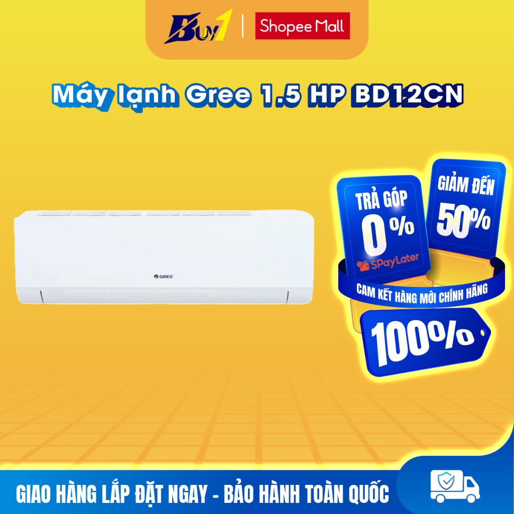BD12CN - Máy lạnh Gree 1.5 HP BD12CN - Hàng chính hãng