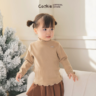 Áo Giữ Nhiệt Cuốn Bèo COOKIE Cho Bé Size Từ 6 Tháng Đến 5 Tuổi 2025