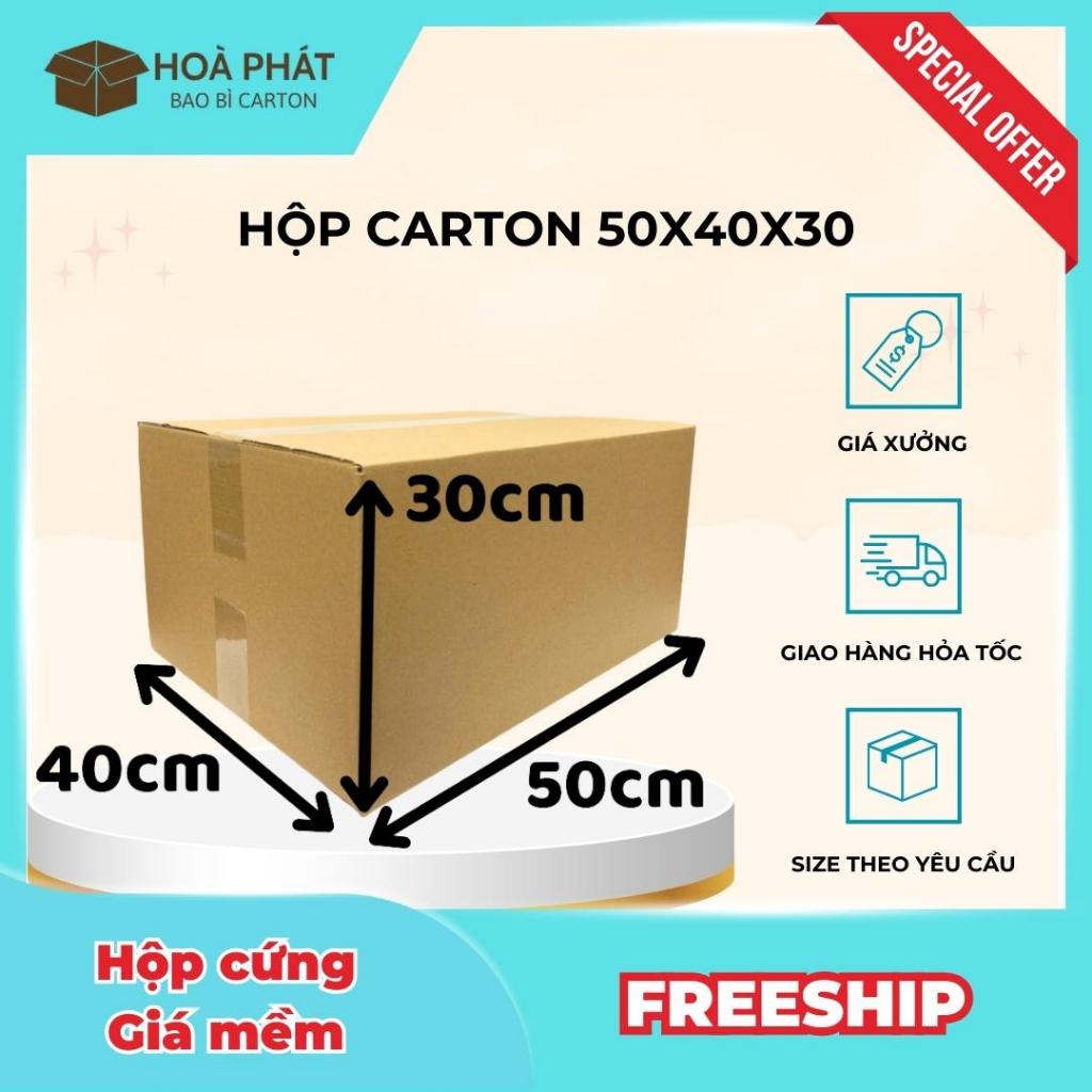 50x40x30 Hộp Carton Chuyển Nhà Size To Giá Xưởng - Bao Bì Hoà Phát