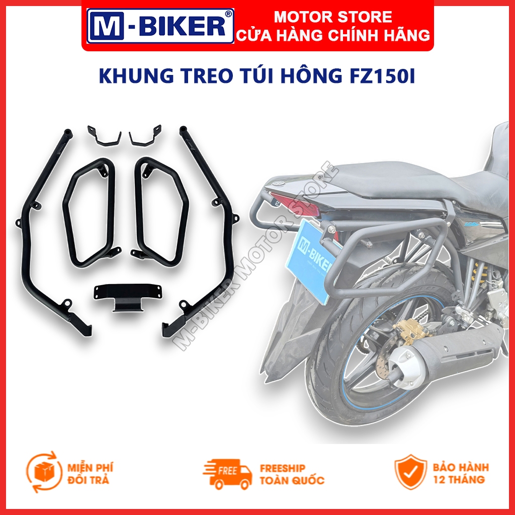 Khung túi hông FZ150, Baga hông FZ150, Khung treo túi hông FZ150, Khung treo túi không có baga sau