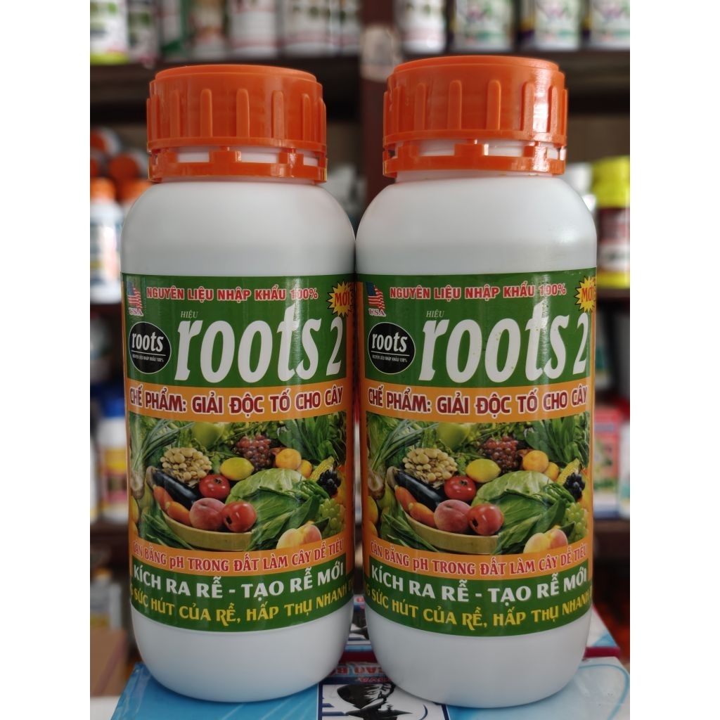 PHÂN BÓN LÁ ROOT 2 500ML - TÁI TẠO RỄ, GIẢI ĐỘC TỐ CHO CÂY,...