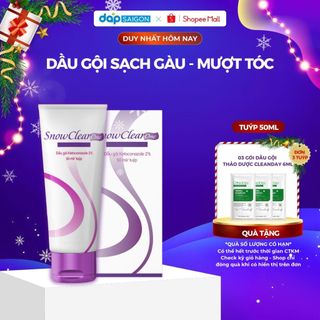  Dầu gội sạch gàu Snow Clear One tuýp 50ml hết ngứa dưỡng chất dầu dừa mềm tóc 