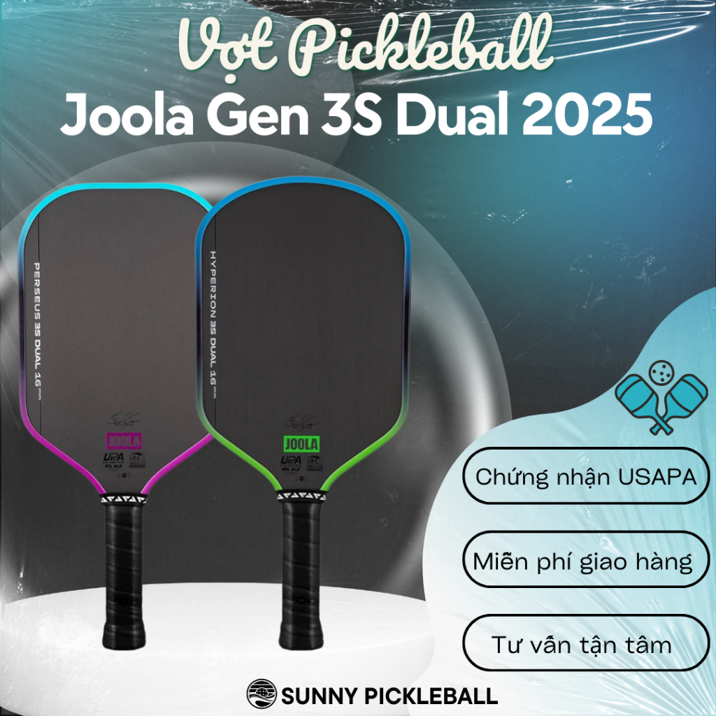[CHÍNH HÃNG] Vợt Pickleball JOOLA Gen 3S Dual 2025 – Lõi Kép Công Nghệ Mới, Tăng Sức Mạnh & Kiểm Soá