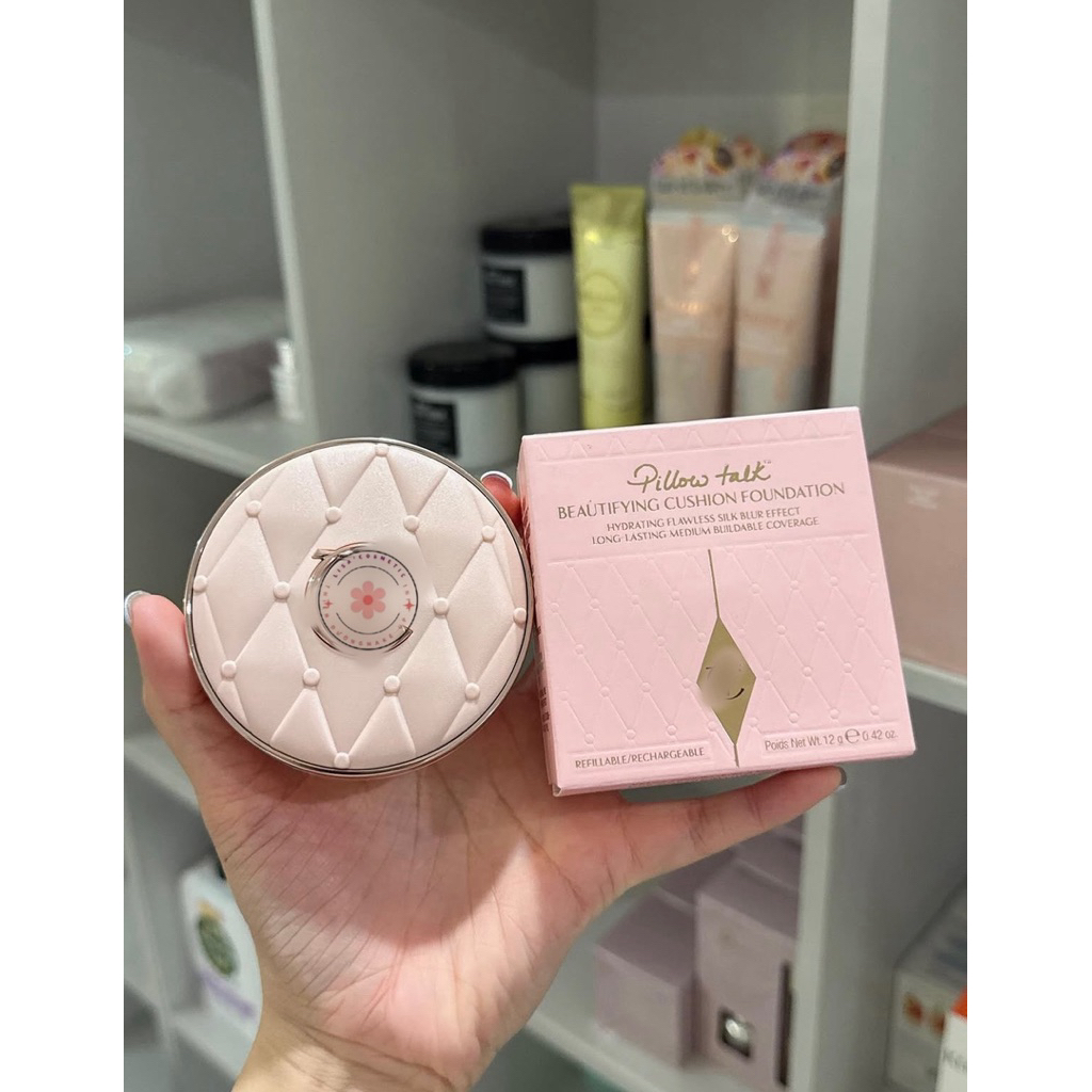 💗 Charlotte Tilbury Pillow Talk – Beautifying Cushion Foundation