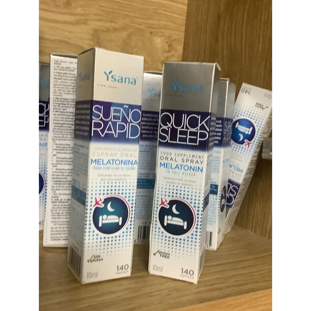 Melatonin Xịt ngủ Quick sleep dạng xịt giúp  vào giấc  ngủ nhanh,ngủ tự  nhiên