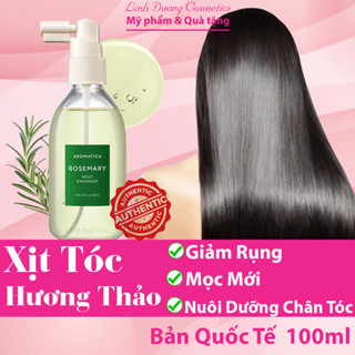  Xịt Dưỡng Mọc Tóc Hương Thảo 100ml Giảm Rụng Mọc Mới Nuôi Dưỡng Tóc Aromatica Rosemary Root Enhancer 