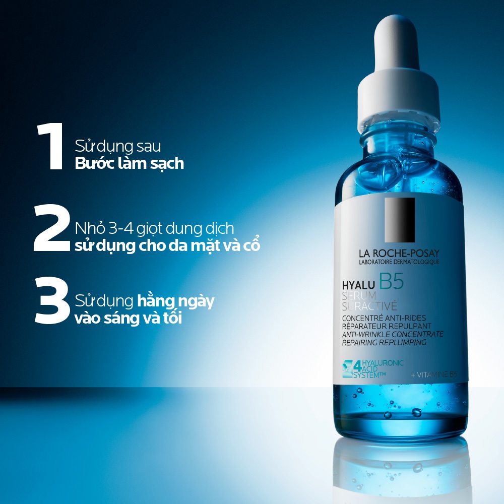 [CẢI TIẾN MỚI - 4 LOẠI HA] Dưỡng chất dưỡng ẩm & mờ nếp nhăn La Roche-Posay Hyalu B5 30ml | BigBuy360 - bigbuy360.vn