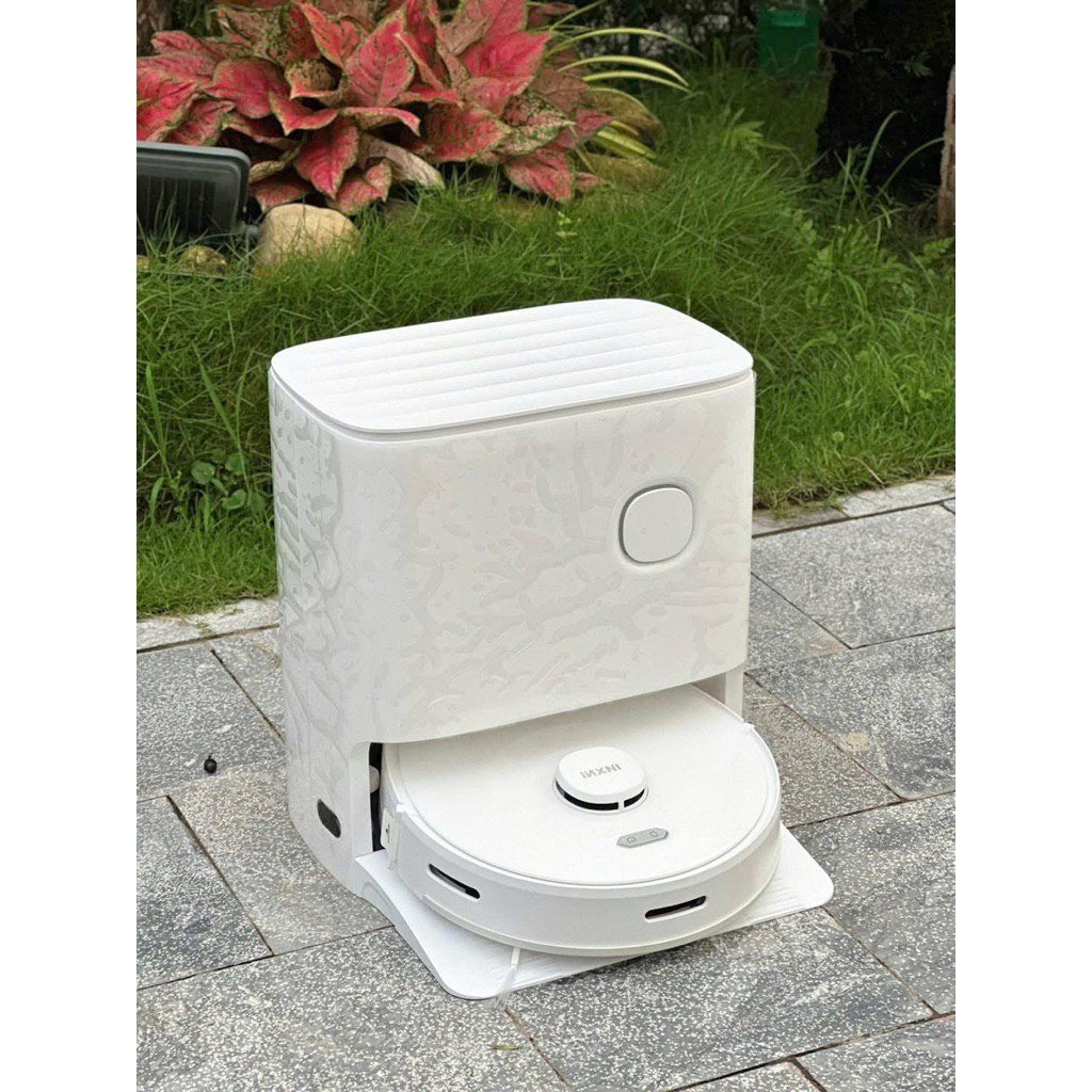 Robot hút bụi lau nhà INXNI U1 PRO tự giặt, sấy khô giẻ, khử khuẩn ion bạc, bản Q.Tế