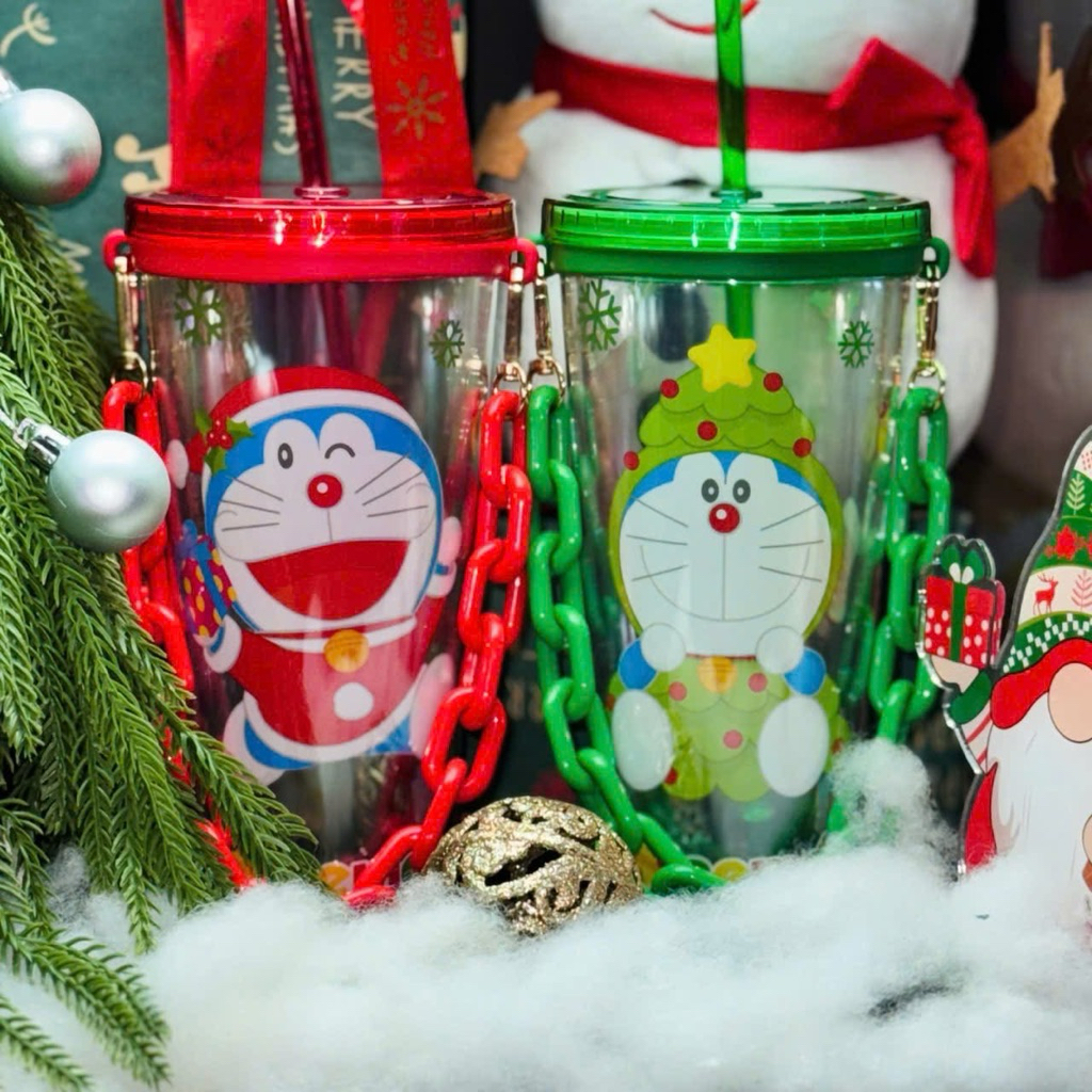 [LOTTE] Ly Nước Doraemon phiên bản Noel 2025 - Ly Nước Rạp Phim Lotte Cinema