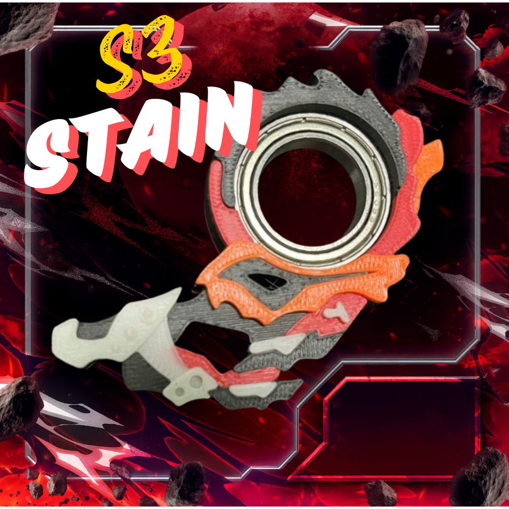 [S3 Stain] Keyrambit Stain MHA - Hero Killer Creed  - Móc khóa xoay keyrambit xả stress cao cấp