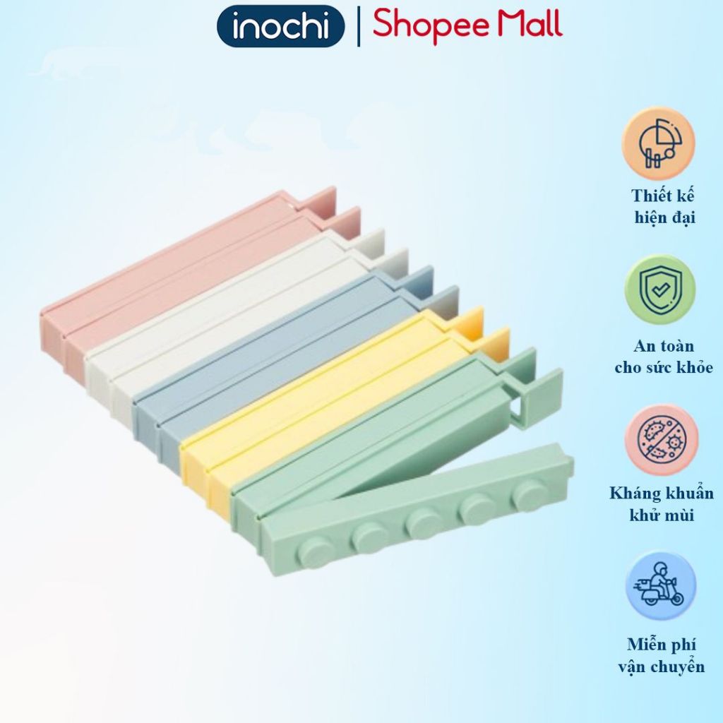 Kẹp miệng túi Inochi, kín hơi hoàn toàn, bảo quản thực phẩm, thay máy hàn miệng túi mini