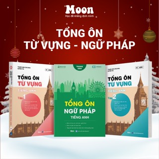  Sách Tổng ôn ngữ pháp Từ vựng tiếng anh cô Trang Anh Moonbook 