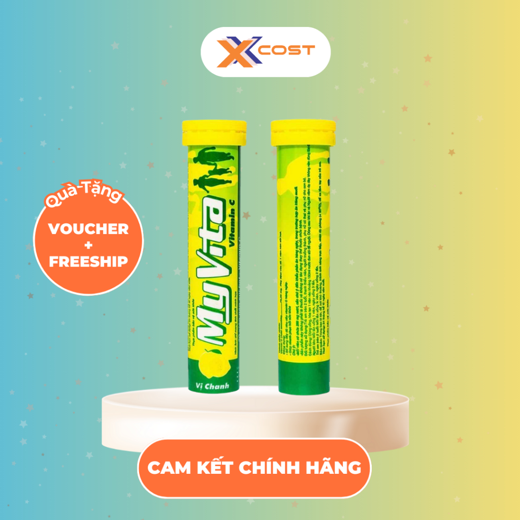 Viên Sủi Myvita Vị Chanh, Bổ Sung Vitamin C