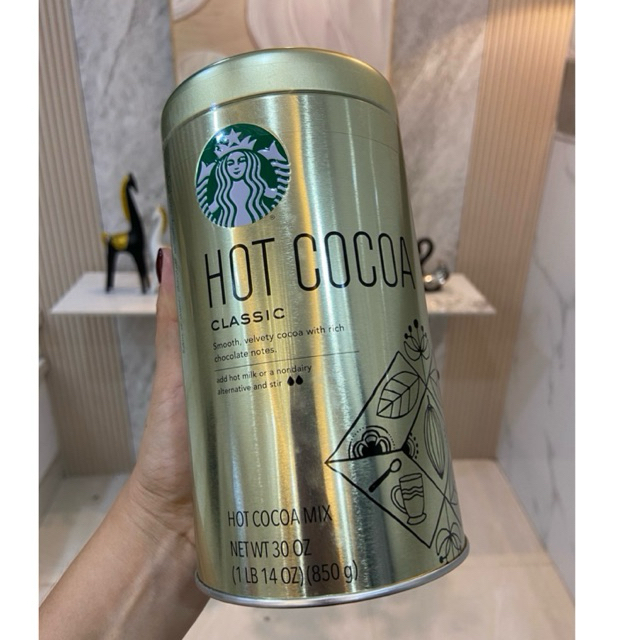 Bột ca cao Starbuck Hot Cocoa 850g