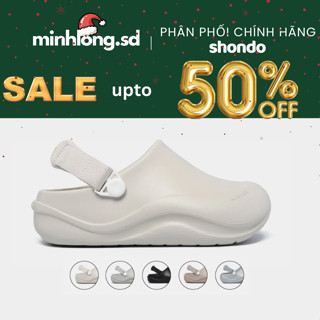   FULL BOX  Giày Clog nhựa đi mưa sandal Sục Suke đủ màu Nam Nữ chính hãng Shondo 
