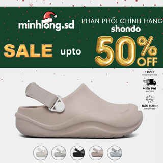  Giày Clog nhựa đi mưa sandal Sục Suke đủ màu Nam Nữ chính hãng Shondo 