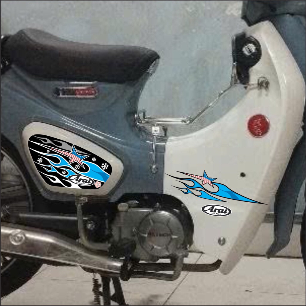 Tem xe Super Cub 83, tem xe 3 lớp chống thấm nước