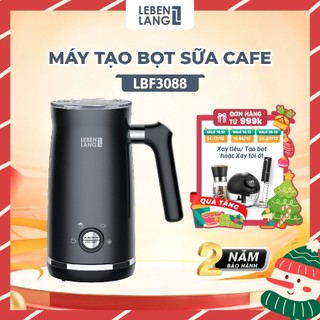  Máy tạo bọt sữa cà phê Lebenlang LBF3088 4 chế độ nóng lạnh đánh matcha thiết kế cầm tay,BH 2 năm 